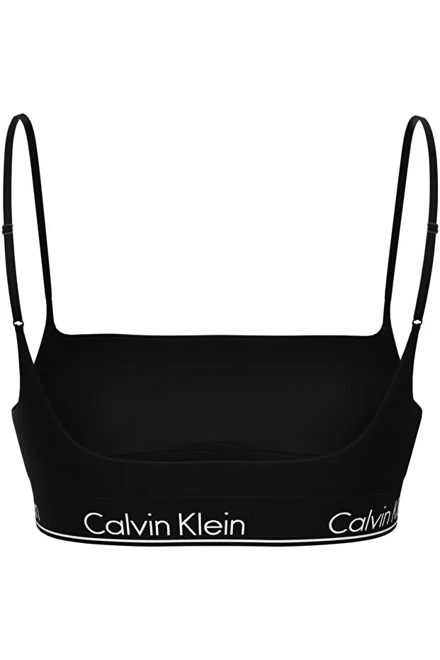 Женский бралет с квадратным вырезом Calvin Klein, Black — фото 3