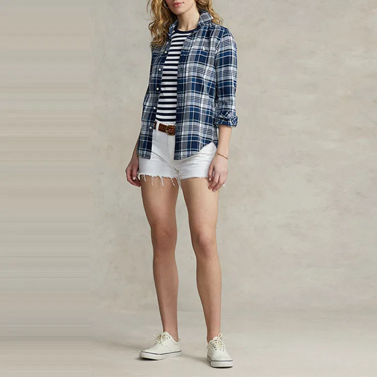 Рубашка Classic, Polo Ralph Lauren, Marine Blue — фото 4