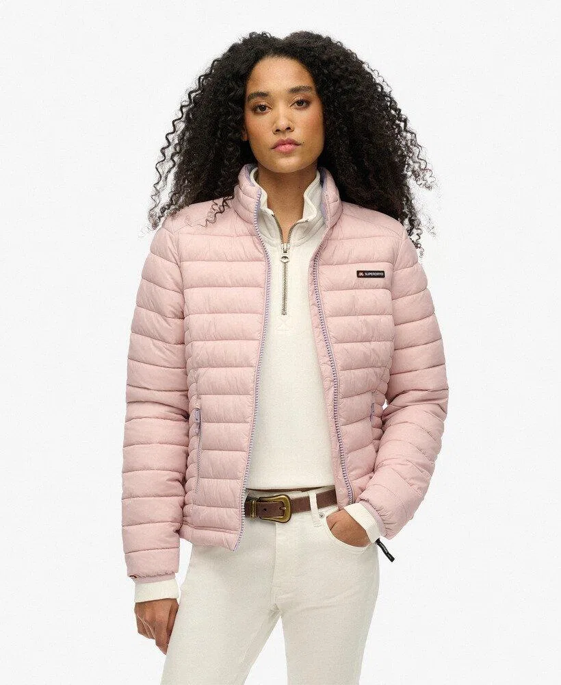 Женская утепленная куртка Fuji Lite Superdry, Роза / Бледное Бонбонрозовое