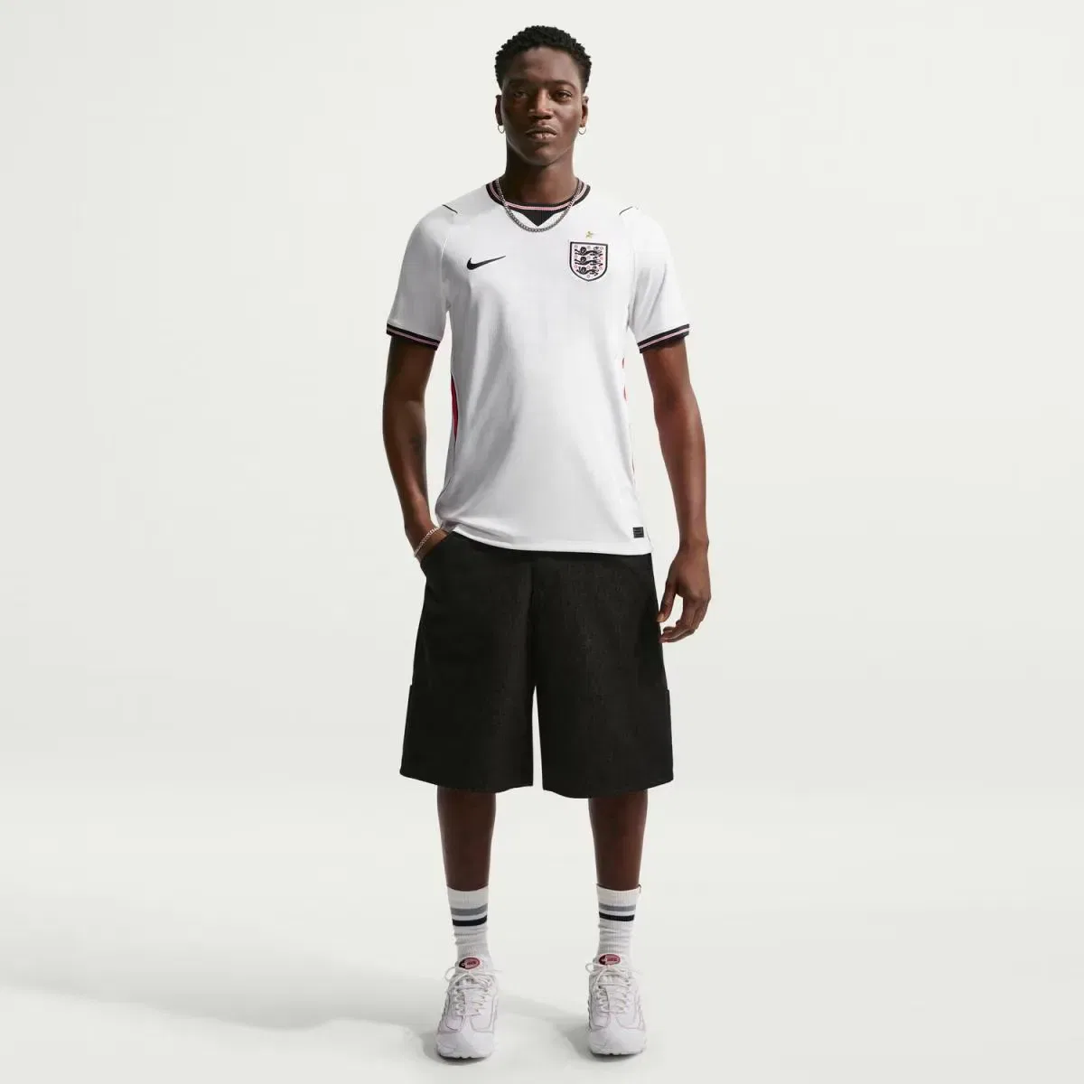 Мужская футболка с длинным рукавом Nike, Blanco — фото 3