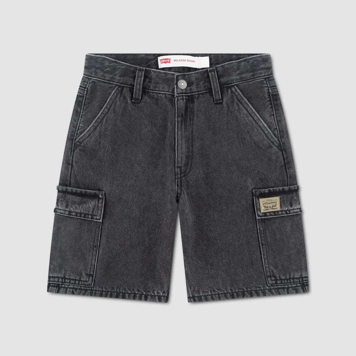 Джинсовые шорты-карго для мальчиков 2-4 лет Levi's, Cosmic - Dark Wash