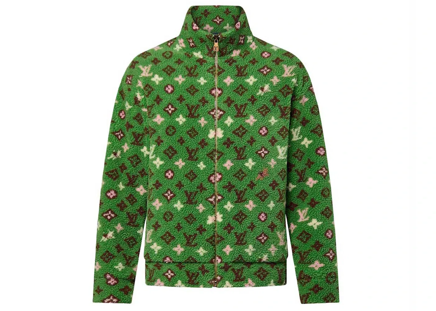 Мужская куртка-бомбер с начесом Monogram Louis Vuitton, Green
