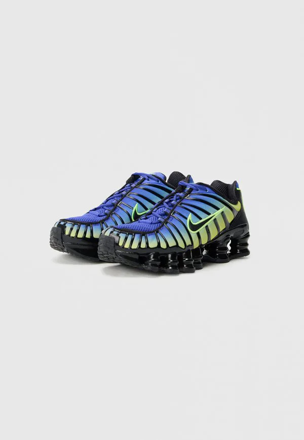 Кроссовки shox tl gs Nike Sportswear, Lapis/Black/Volt Ice — фото 2