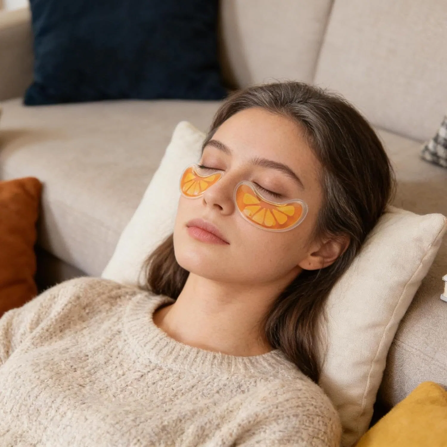 Гелевые патчи для глаз, охлаждающие, многоразовые, Generisch, 1 шт, 4.5 x 8 x 0.6 см — фото 2