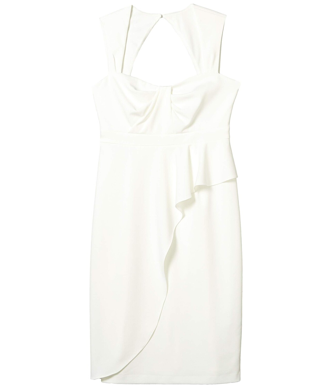 

Платье Adrianna Papell, Draped Crepe Sheath Dress with Sweetheart Neckline