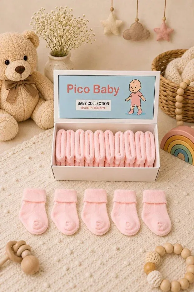 Детские носки хлопковые органические Pico Baby, Pink