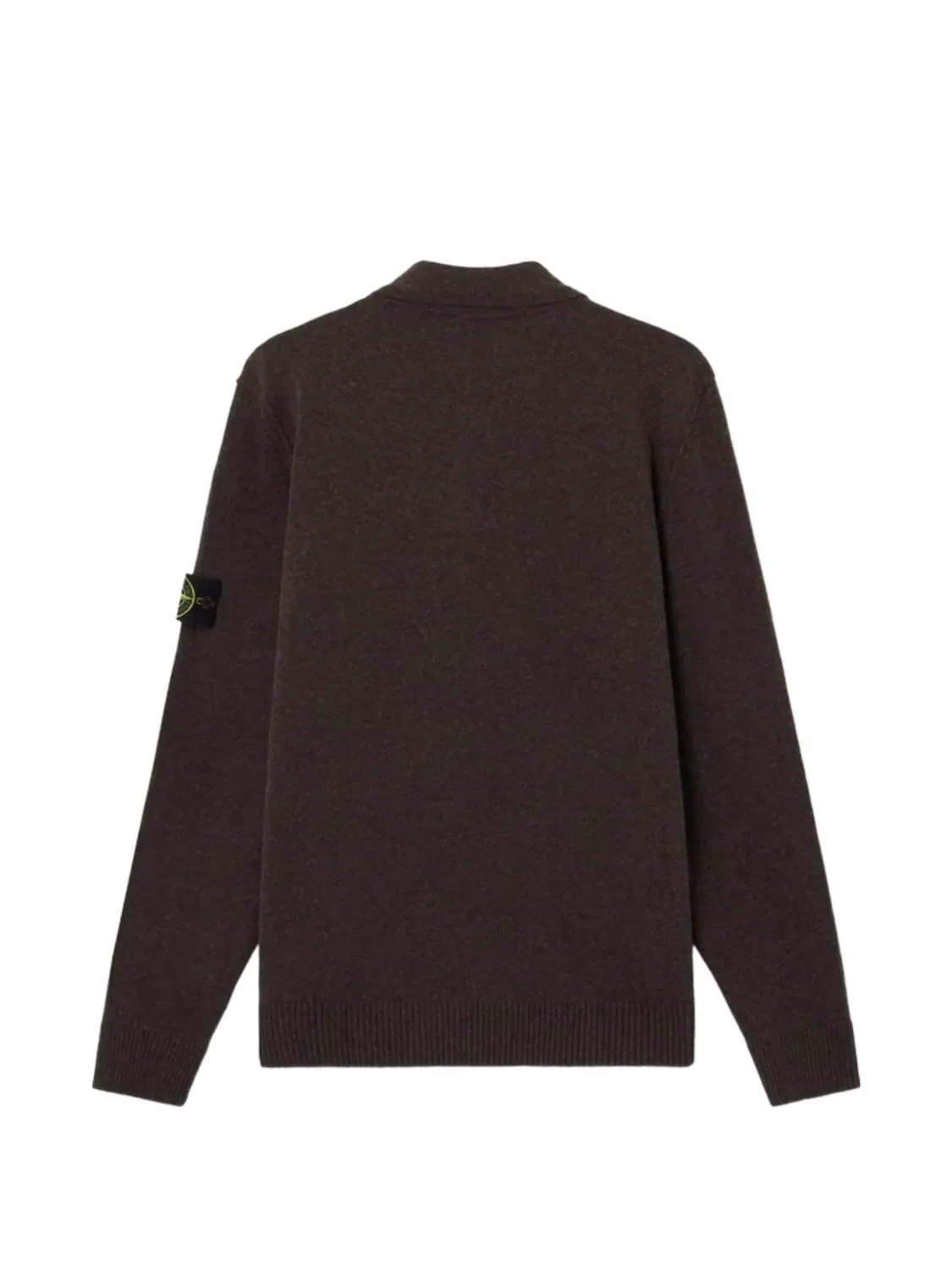 Stone Island Свитер Geelong из легкой шерсти - коричневый — фото 2