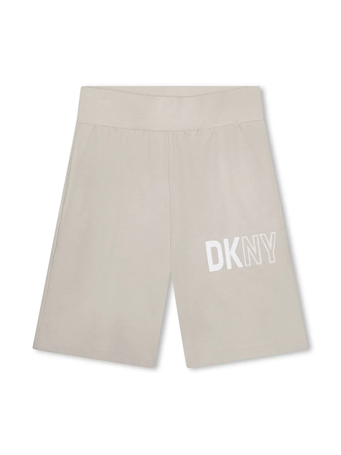 Шорты с принтом логотипа DKNY, белый