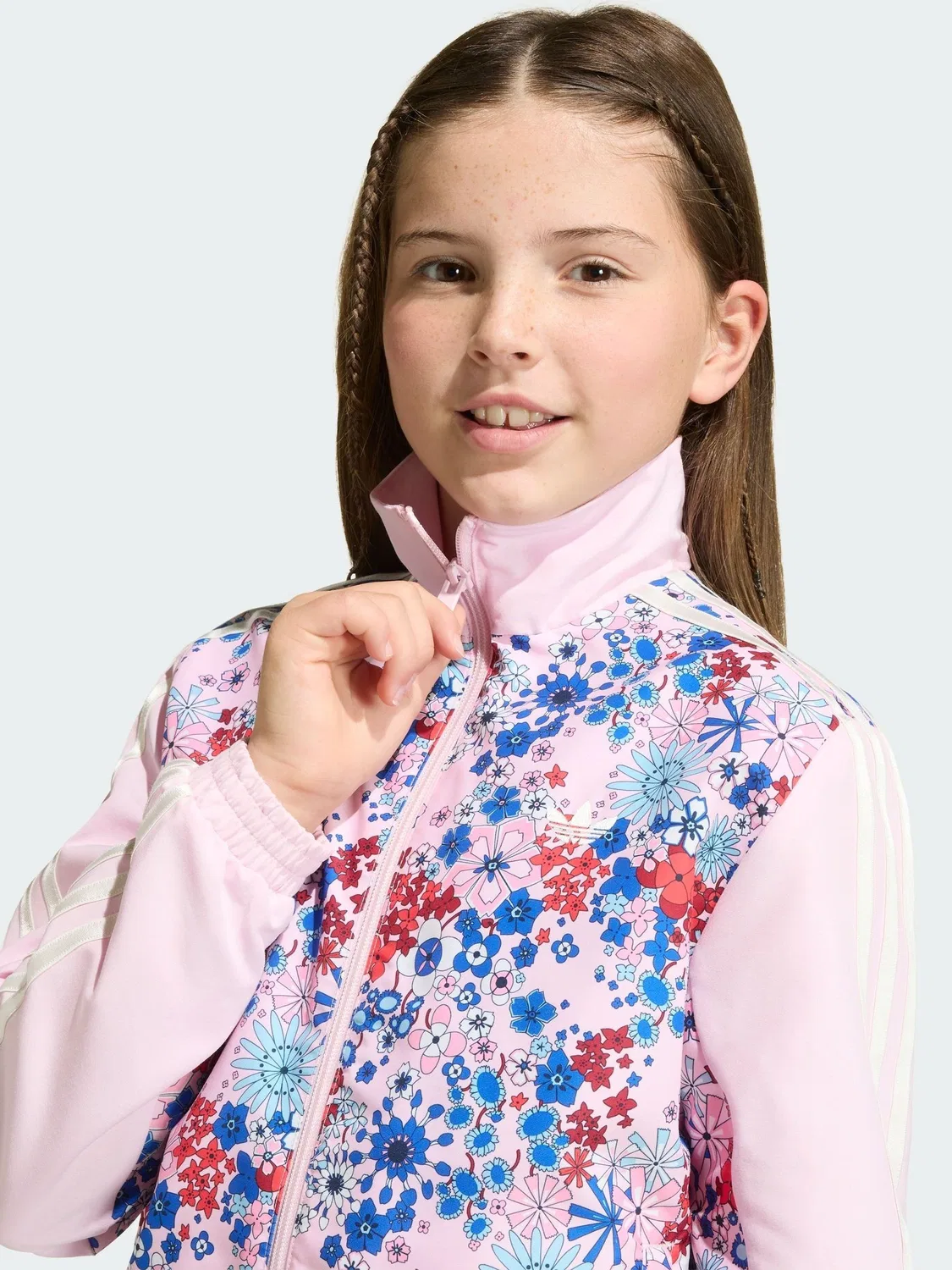Куртка Adidas Originals x Liberty London, розовая — фото 4