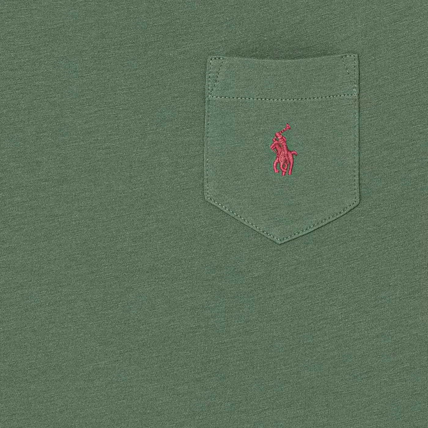 Детская футболка с круглым вырезом Green Polo Ralph Lauren — фото 4