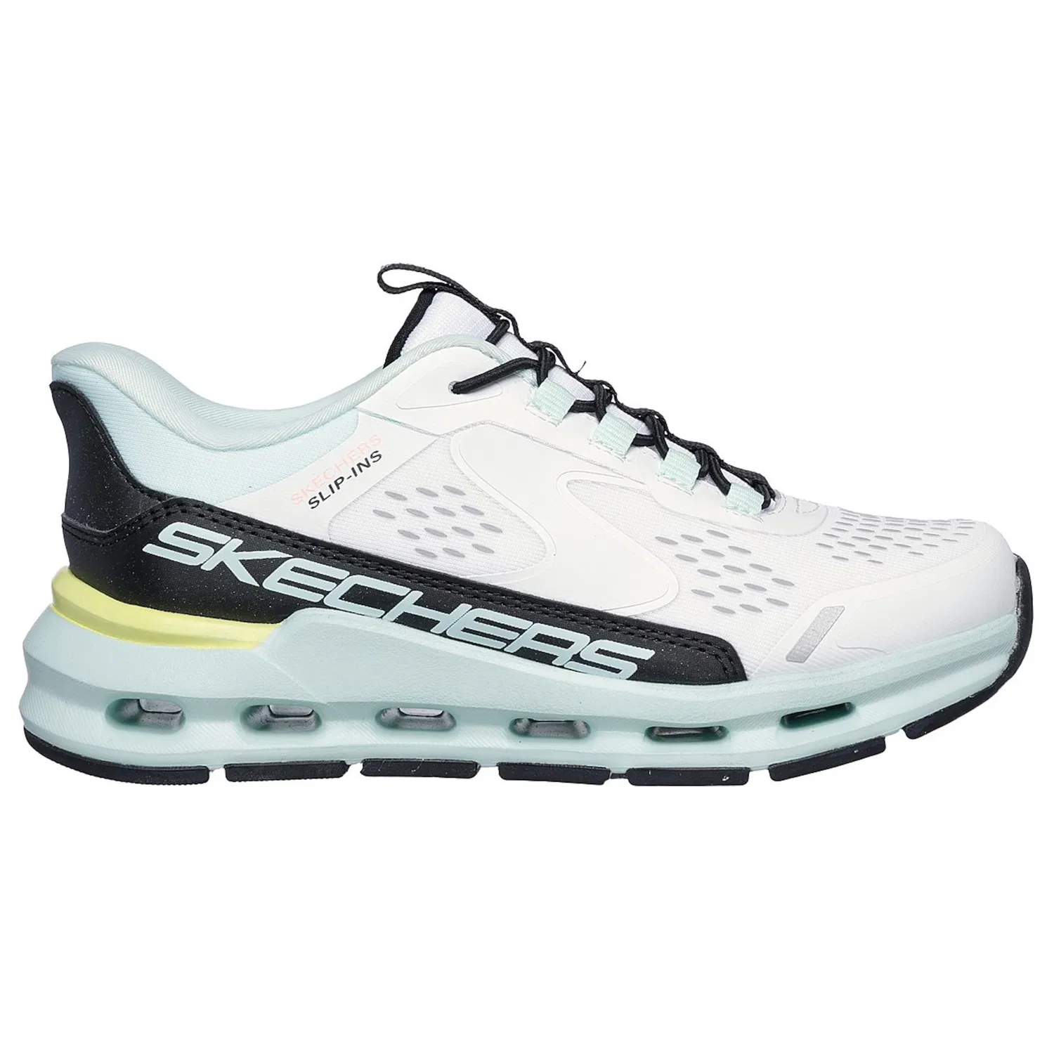 Детские кроссовки-слипоны с технологией Slip-ins Skechers, White/Multi — фото 4