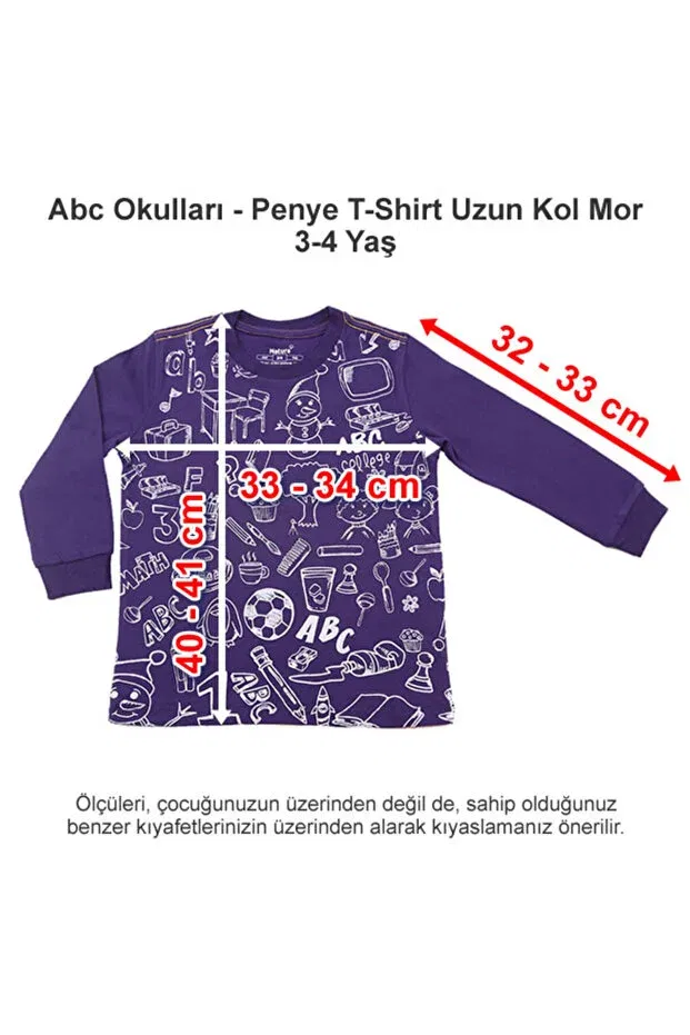 Детские свитшот для девочек с принтом Abctextil, Purple
