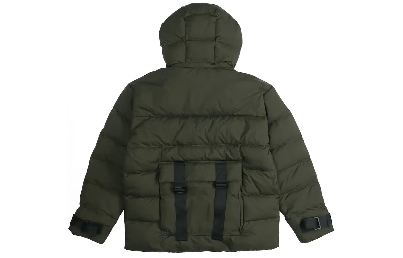 Куртка зимняя на пуху с капюшоном Originals Utility Adidas, зеленый — фото 2