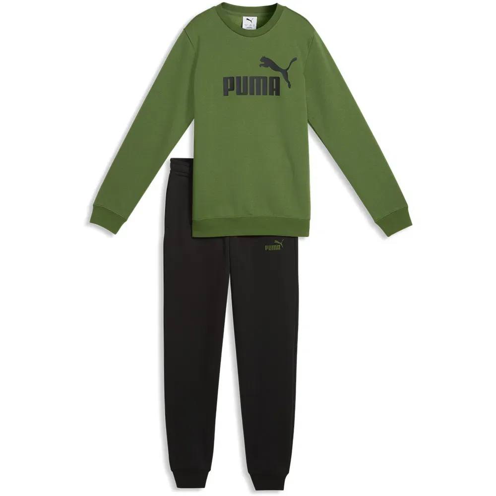 Детский спортивный костюм с принтом Essential N1 Logo Puma, Green — фото 3