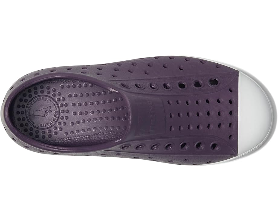 Кроссовки Native Shoes Kids Jefferson, цвет Velvet Purple/Shell White — фото 2