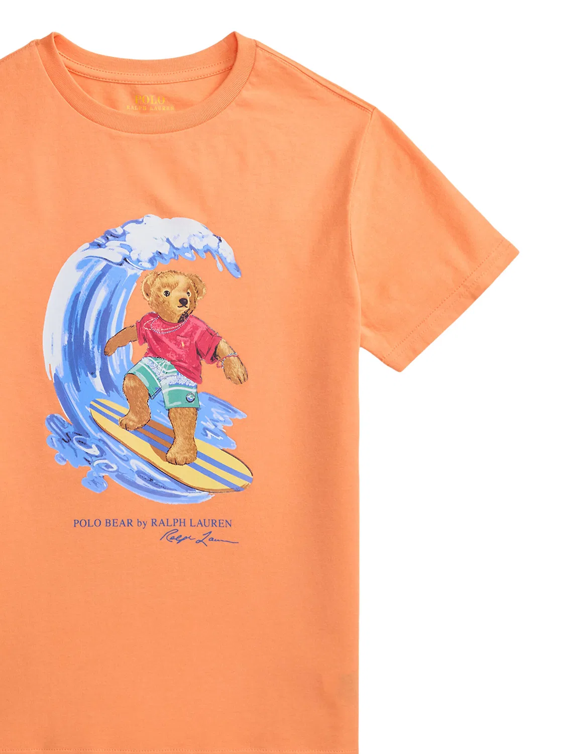 Футболка стандартного кроя для мальчика Polo Ralph Lauren, красный — фото 3