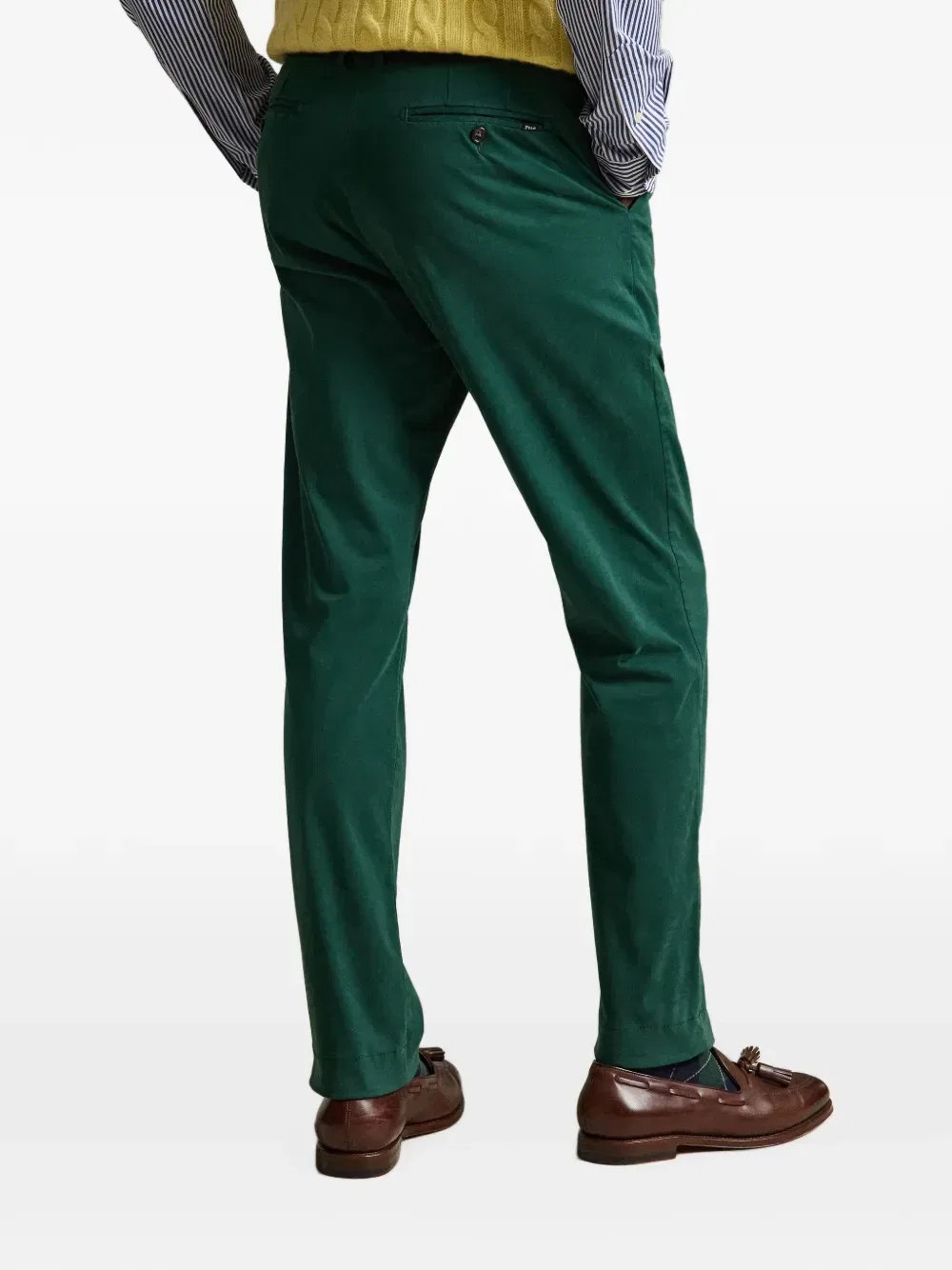 Узкие брюки Jarrett POLO RALPH LAUREN, зеленый — фото 4