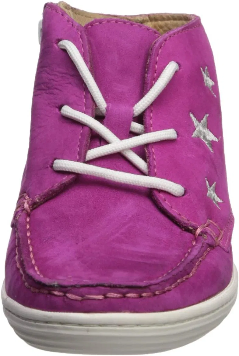 Детские ботинки для девочек с вышивкой-звездой Marc Joseph New York, Pink Nubuck — фото 2