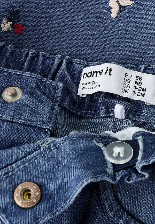 Джинсы tapered fit Name It, Medium Blue Denim, синий — фото 3
