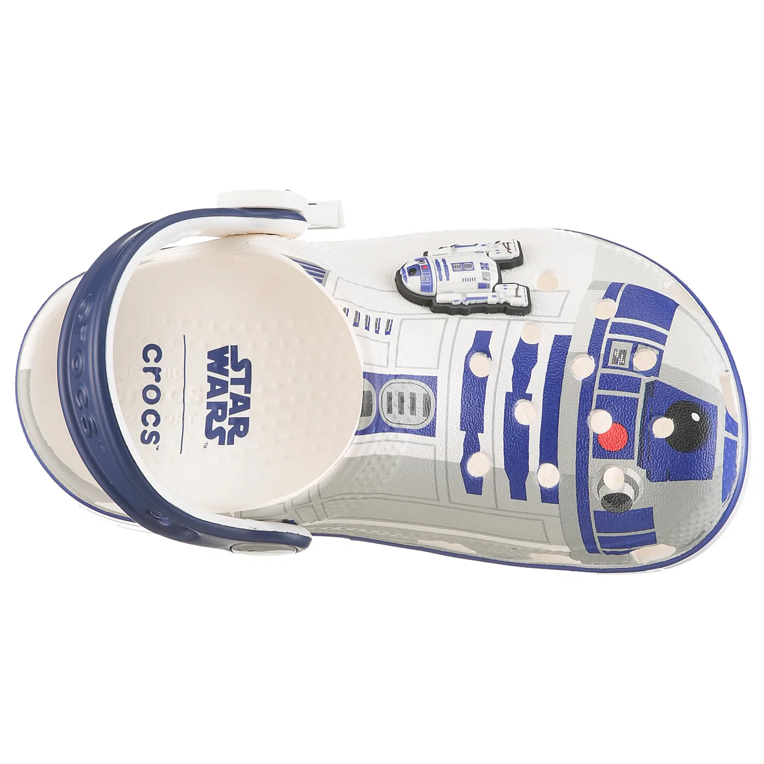 Детские сабо с принтом R2-D2 Crocs, Multicolor — фото 3