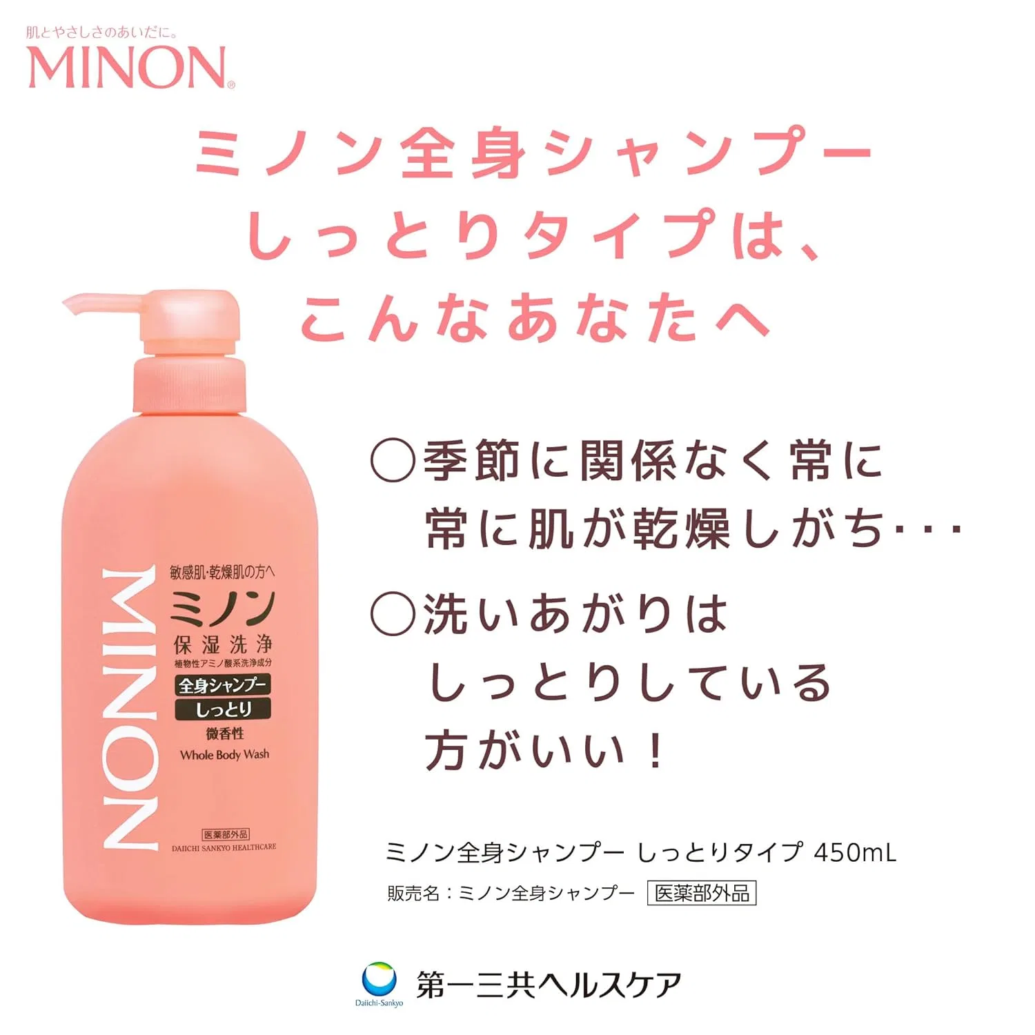 Гель для душа Minon Full Body Shampoo Wet, 450 мл — фото 4