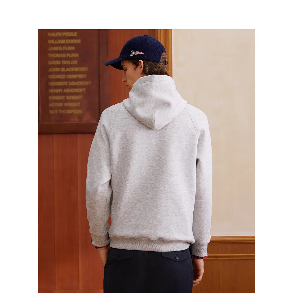Детская толстовка с длинным рукавом Teenie Weenie Men, Medium Gray — фото 4