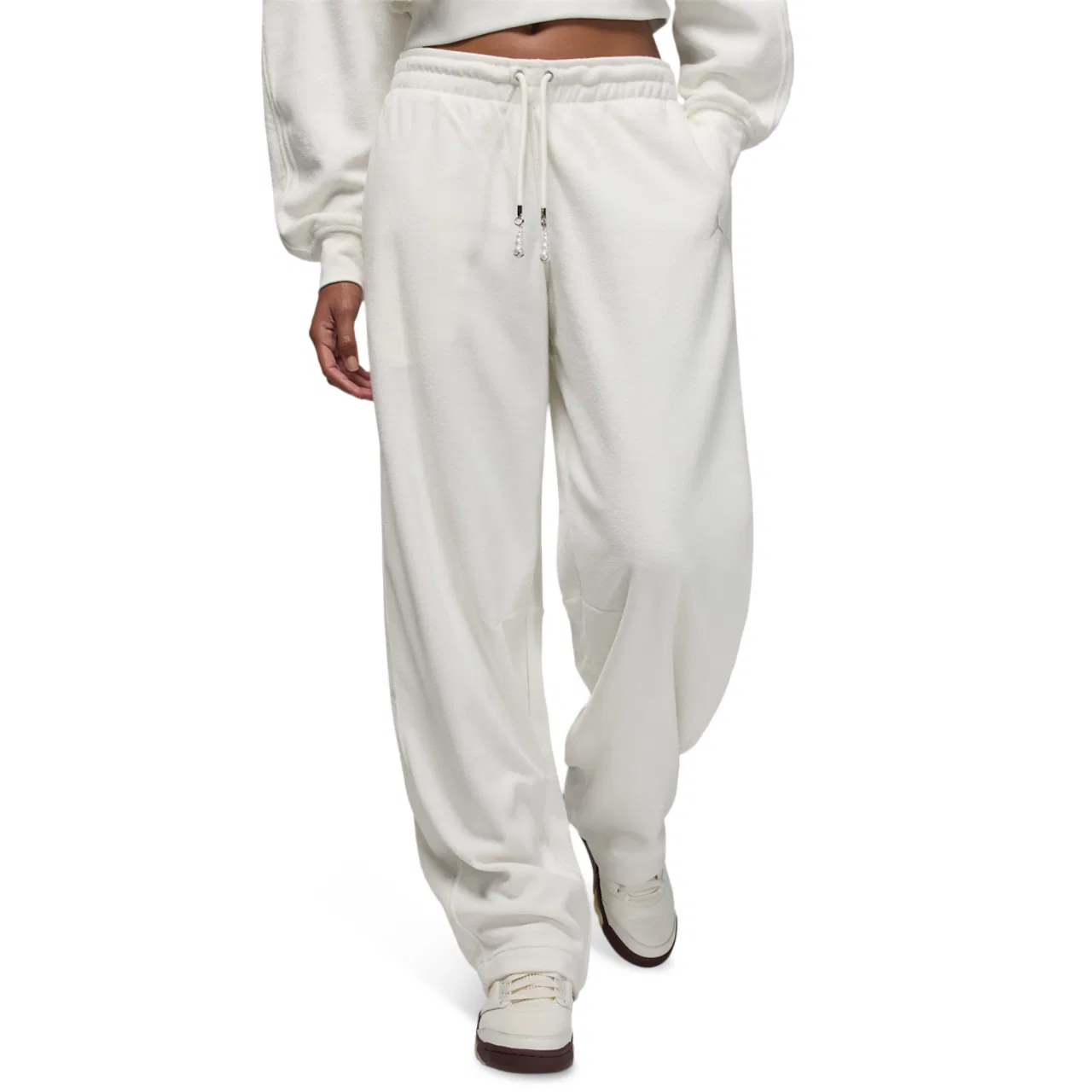 Женские брюки Flight Fleece Seasonal Barrel Jordan, белый
