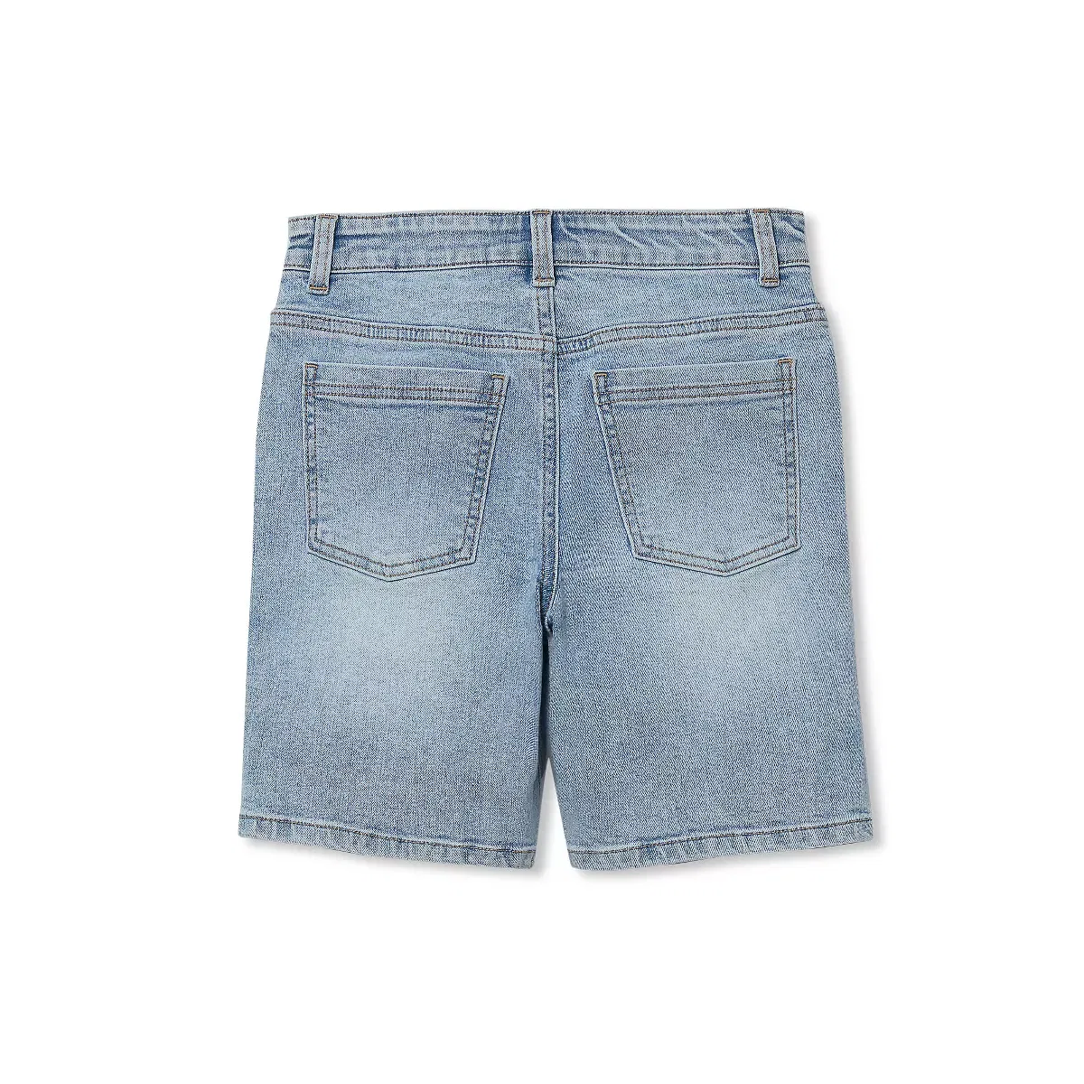 Детские шорты джинсовые Lands' End, Light Blue — фото 2