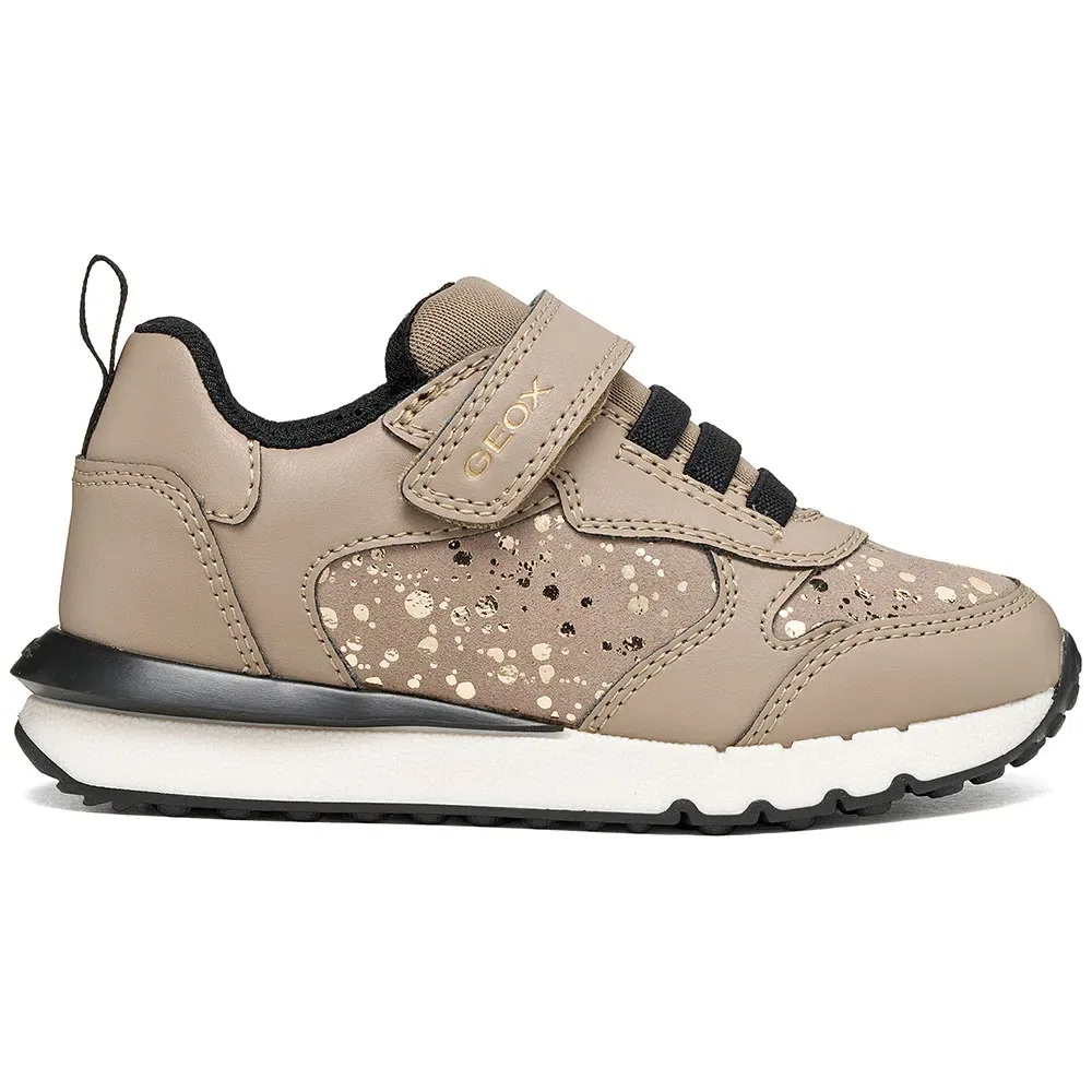 Детские кроссовки для девочек с дышащей мембраной Geox Fastics B, Beige