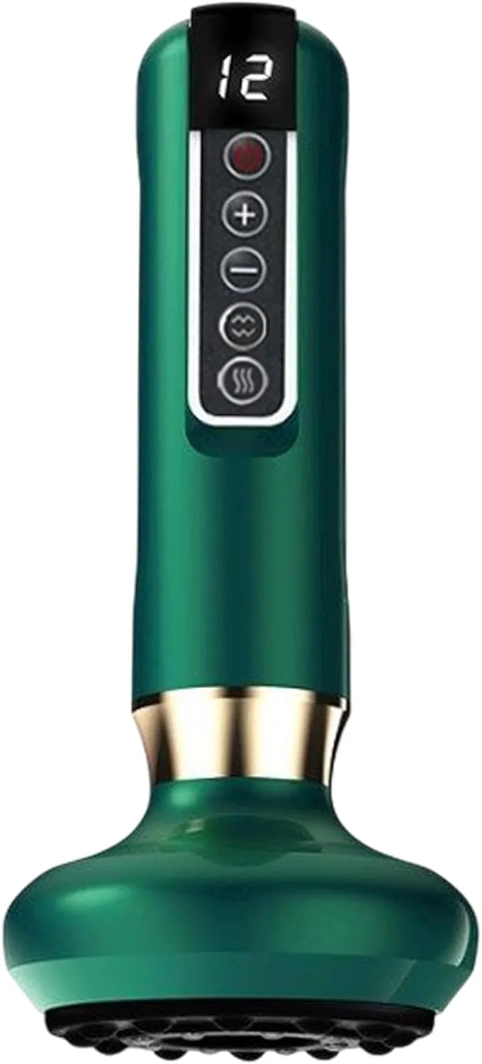 Массажер антицеллюлитный ручной, 12 режимов, USB-C, зеленый Generisch