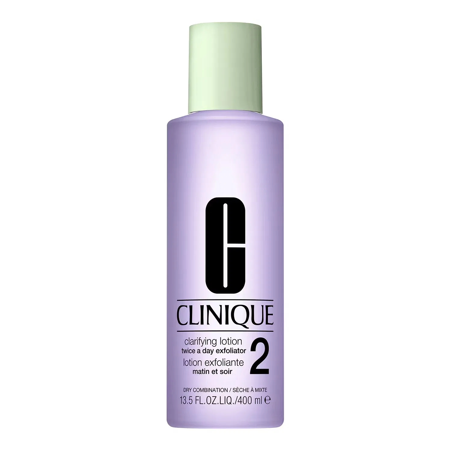 Тоник-экстолиант Clarifying Lotion 2, 400 мл, для сухой и смешанной кожи, CLINIQUE, Clarifying Lotion 2