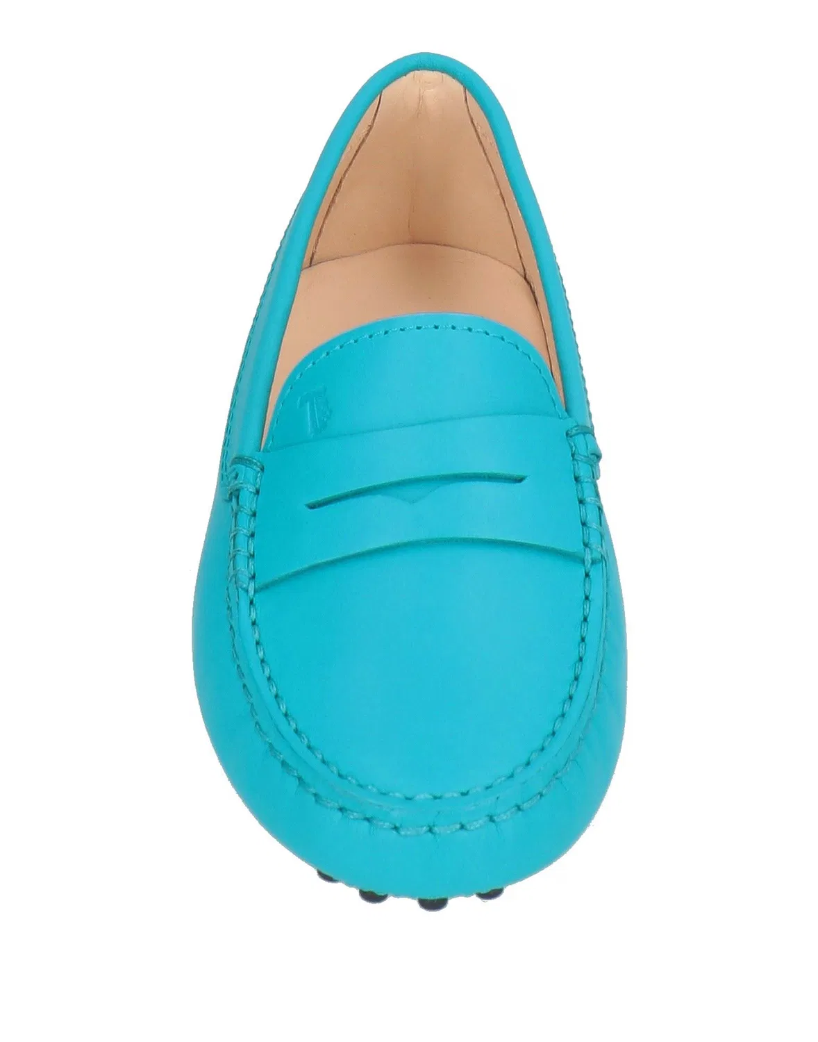 Детские лоферы для мальчиков кожаные Tod'S, бирюзовый — фото 4