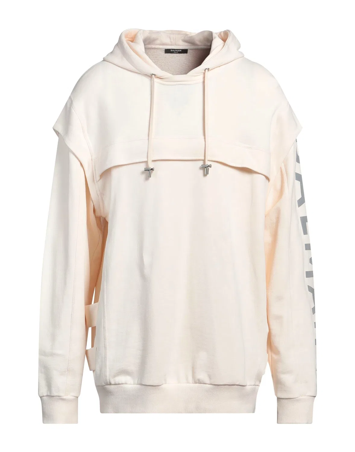 Мужской худи с длинным рукавом Balmain, Light Pink