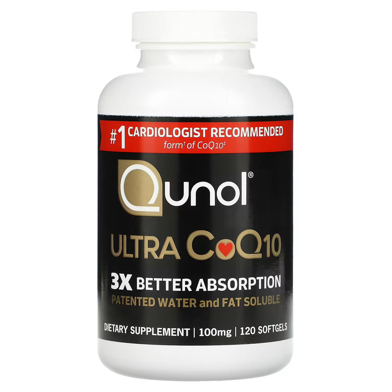 

Qunol, Ultra CoQ10, 100 ml, 120 Softgels