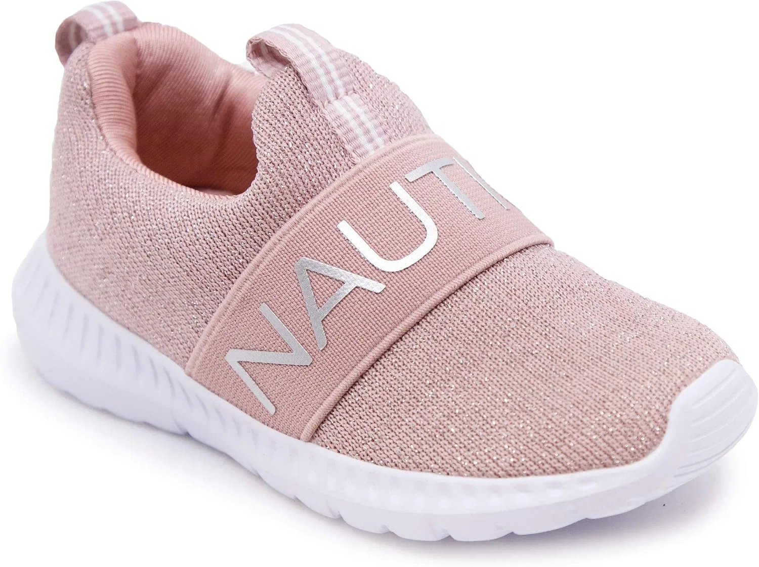 Детские кроссовки для девочек с принтом Nautica, Mauve Sparkle