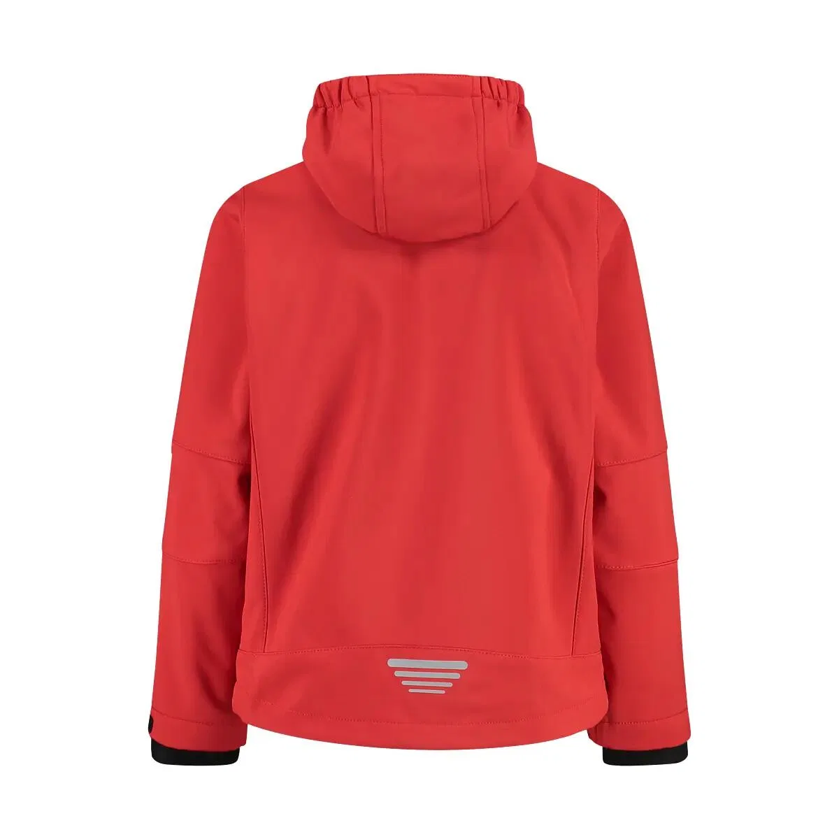 Детская софтшелл-куртка для мальчиков с капюшоном Fix Hood Cmp, Rot Schwarz — фото 2