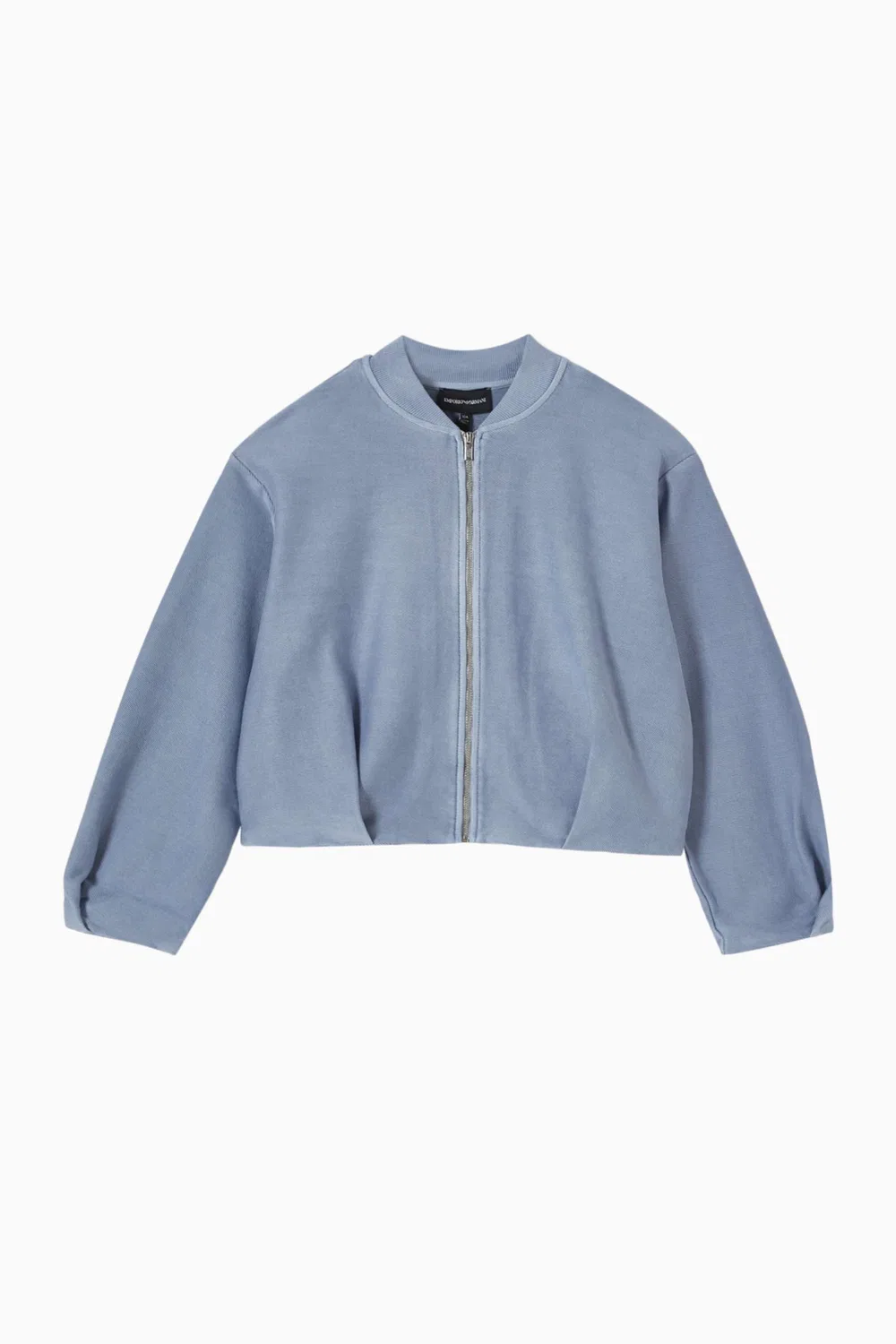 Свитшот хлопковый Emporio Armani, синий