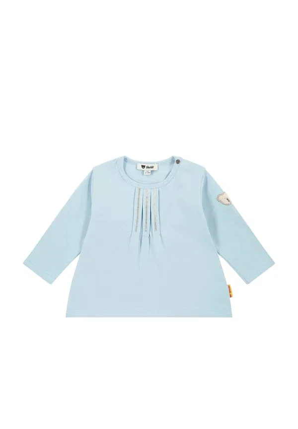Блуза с пайетками и вышивкой Blouse Steiff, Cashmere Blue, синий