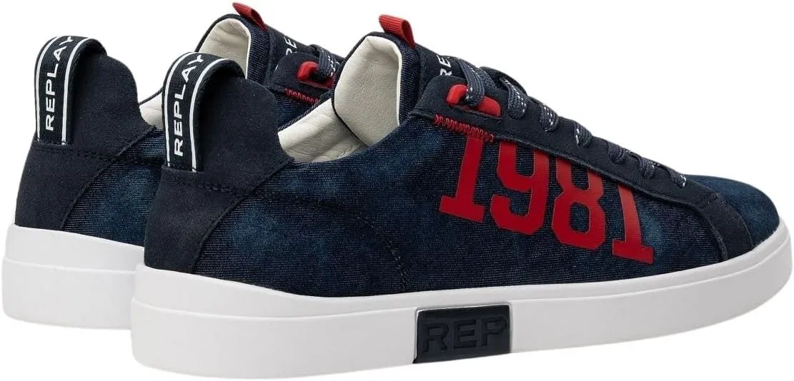 Кроссовки Replay Herren Gmz3p .000.c0023tSneaker, 290 Navy Red — фото 2