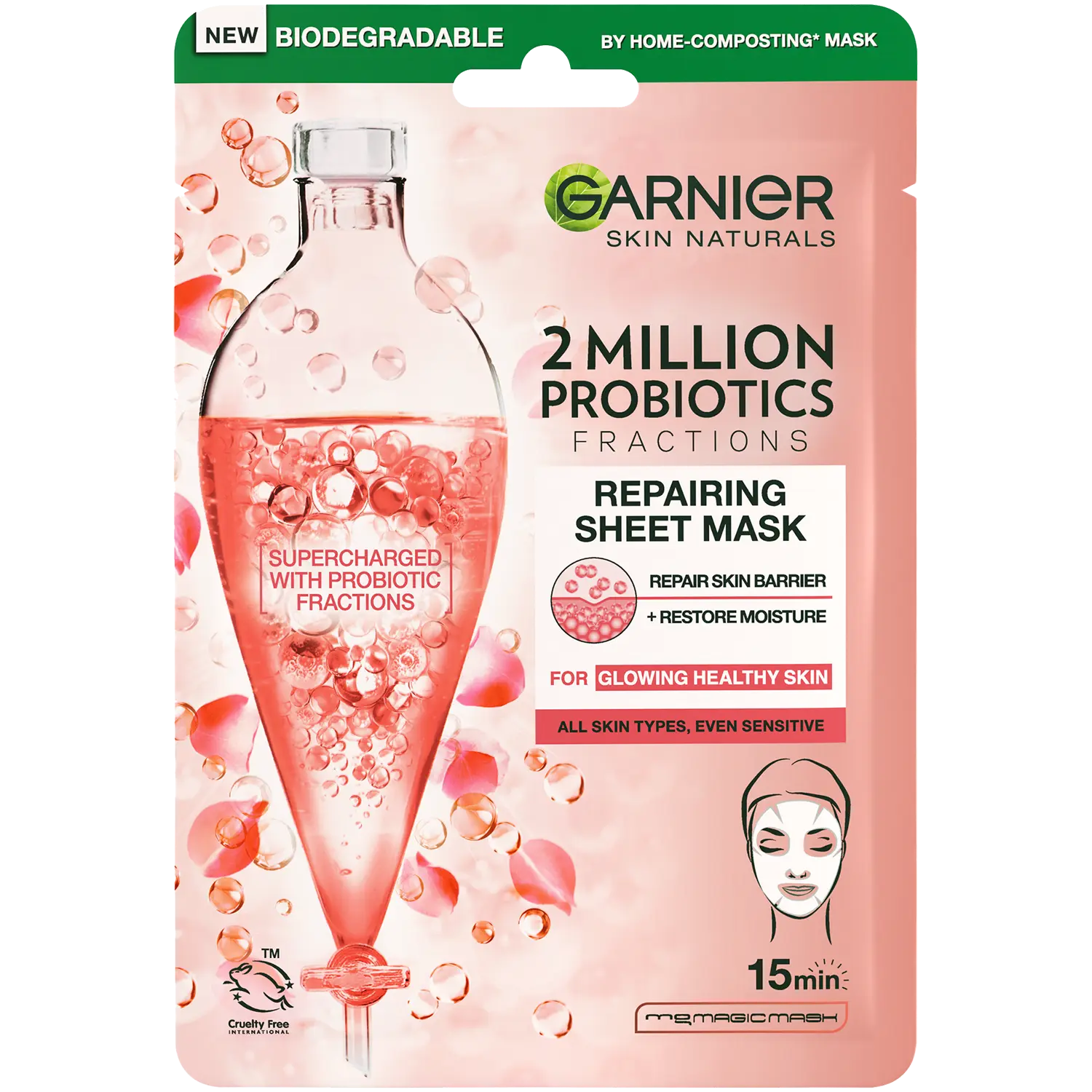 

Garnier Probiotic регенерирующая маска для лица, 22 мл