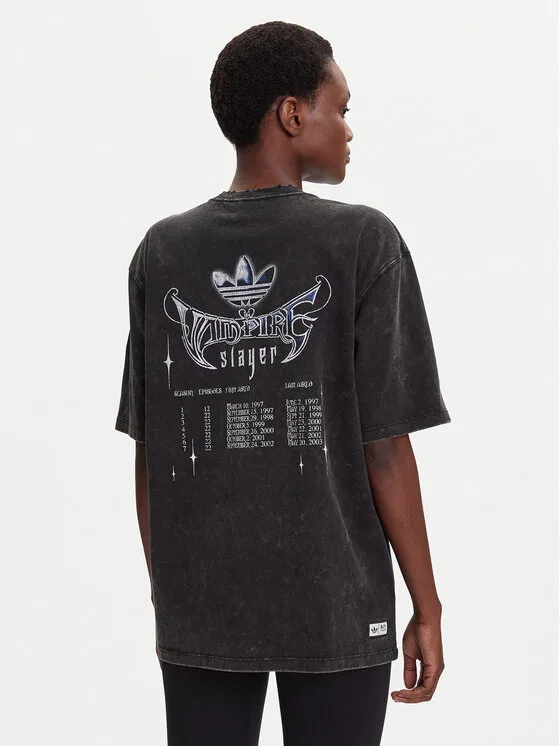 Футболка oversize 20th Century Fox Disney Adidas, черный — фото 3