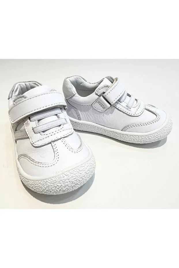 Детские балетки для девочек из натуральной кожи Basics Lepi Kids, White — фото 4