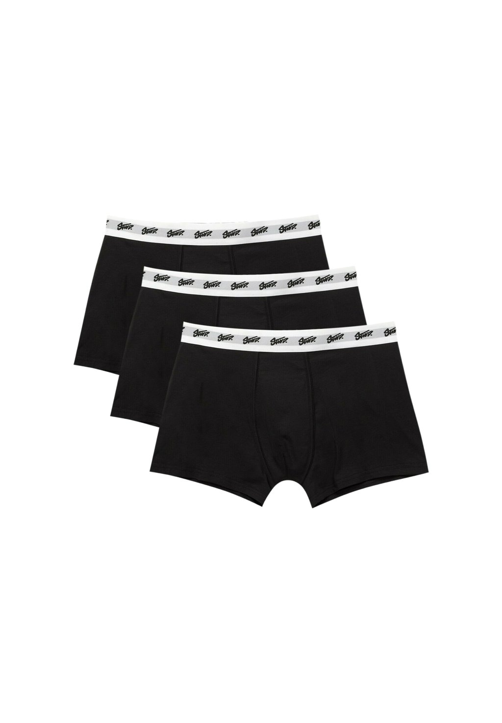 

Брюки 3-PACK PULL&BEAR, черный
