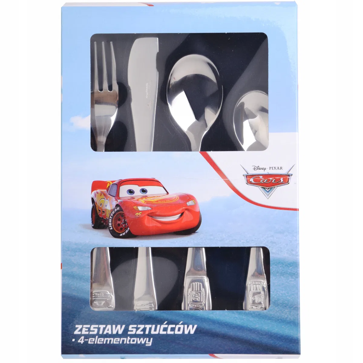 Детский набор столовых приборов 4 предмета с принтом Disney Pixar Cars Dajar