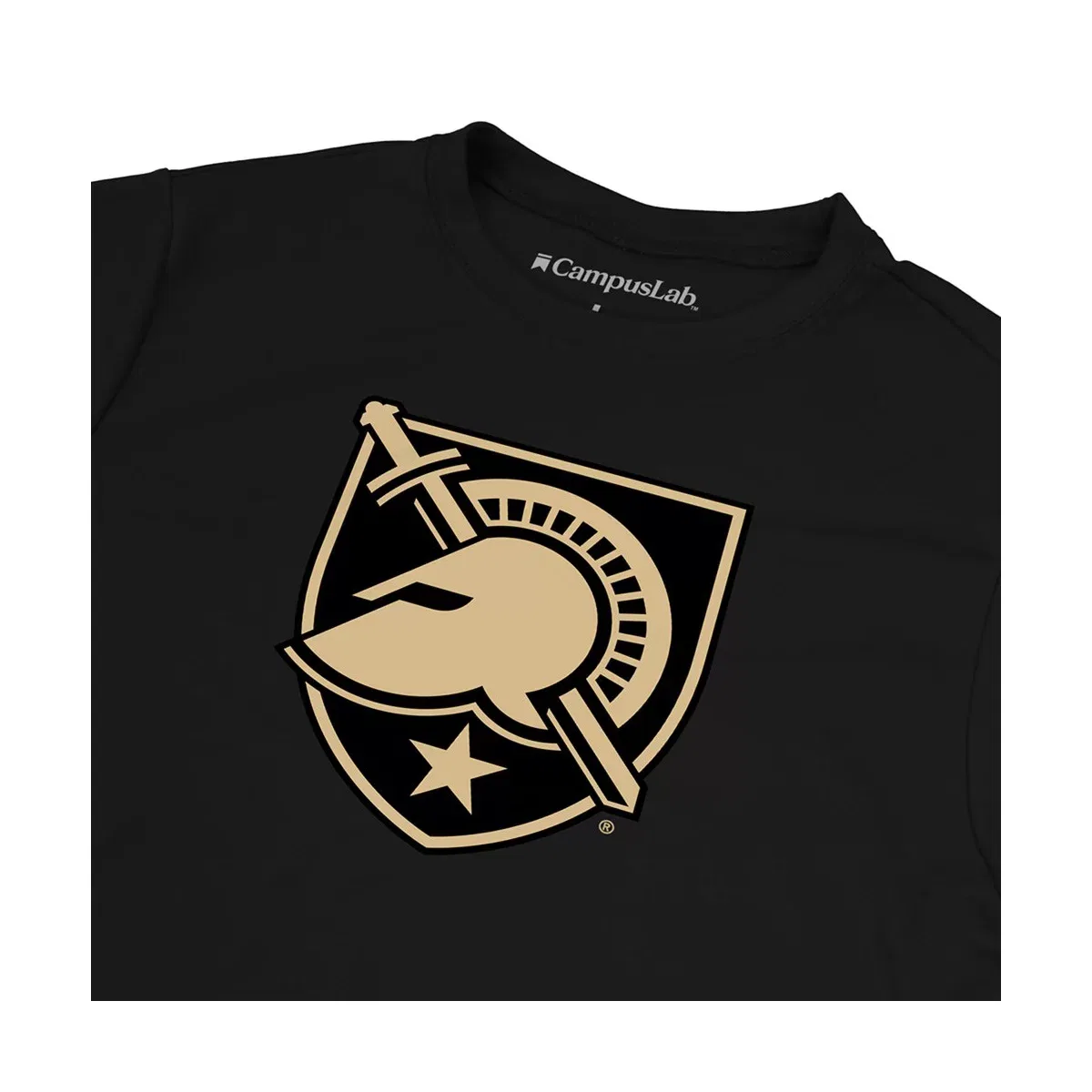 Детская футболка с принтом U.S. Military Academy Sport Primary Logo NCAA, Black — фото 4