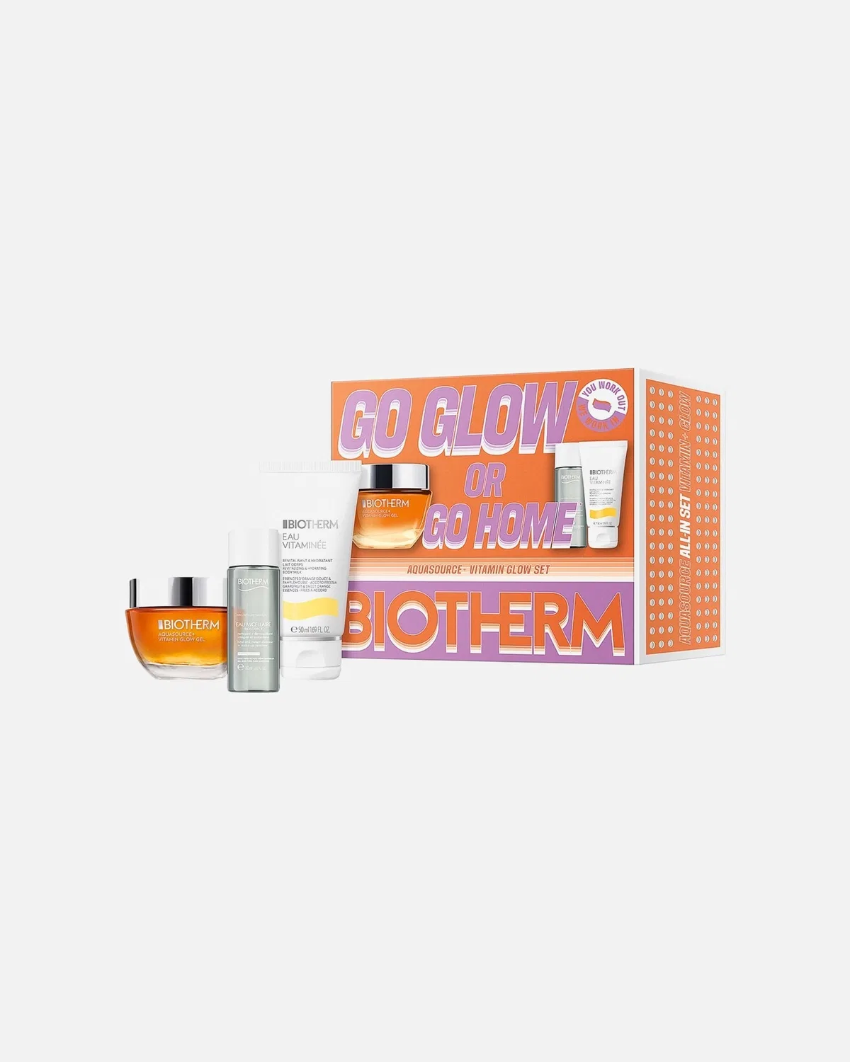 Набор для ухода за лицом AquaSource Go Glow или Go Home Biotherm, 1 Stück