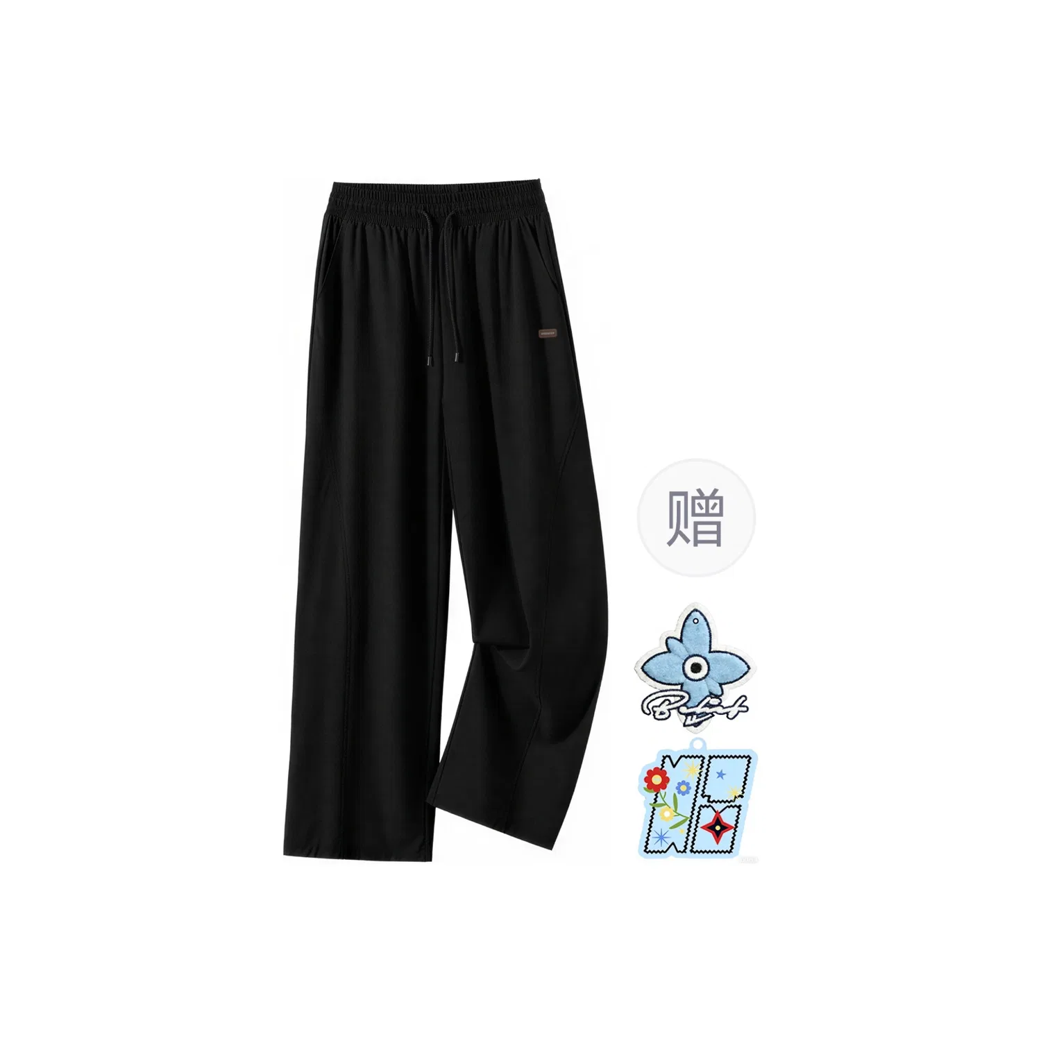 Женские карго-брюки с принтом Navy Blue Free Merch WARRIOR — фото 4