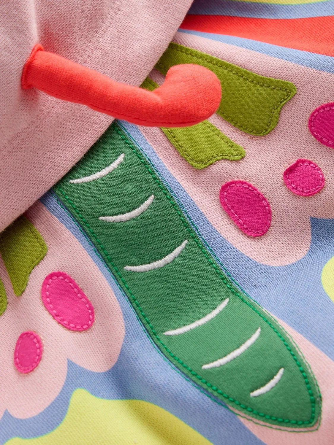 Худи свободного кроя с бабочкой, Pink Boden — фото 3