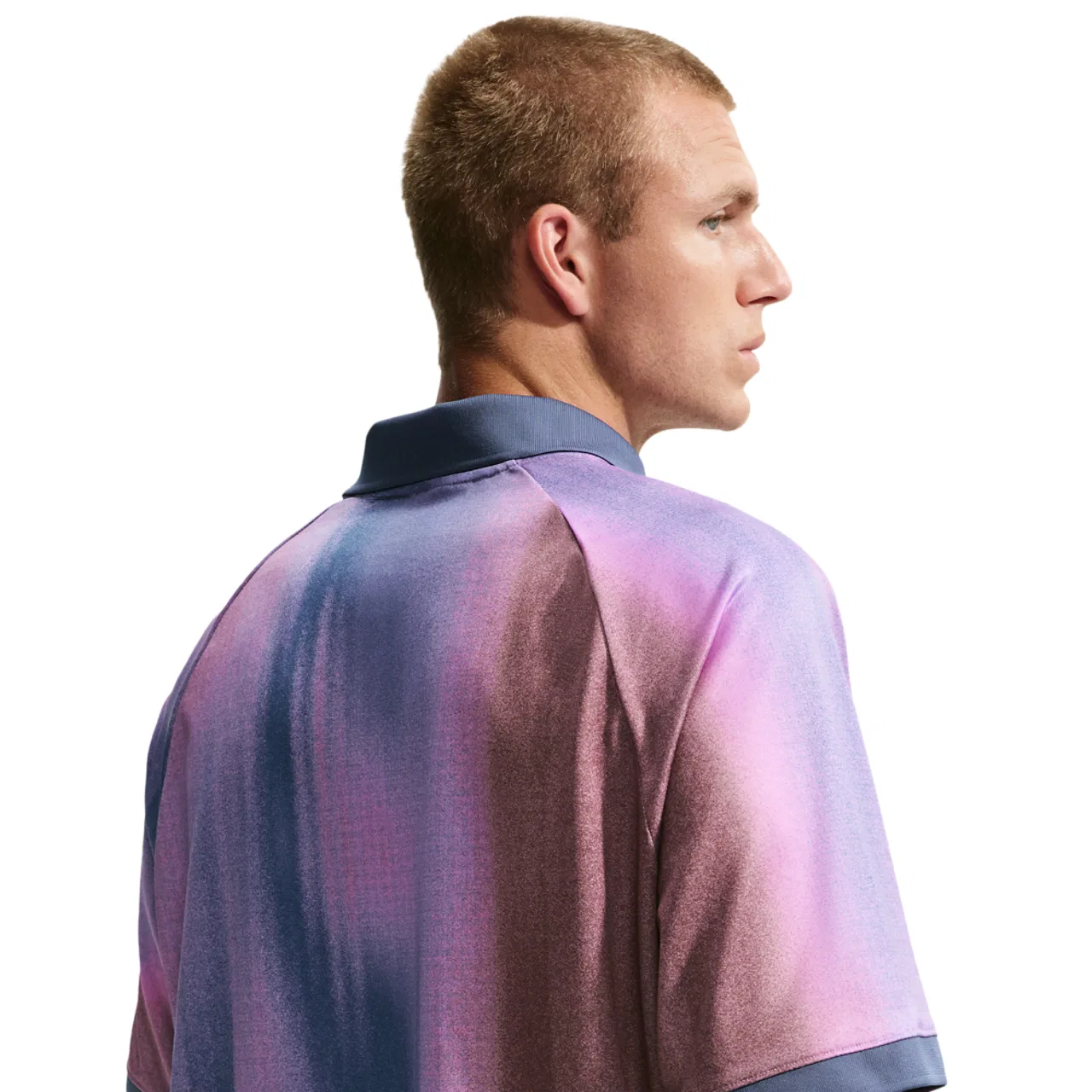 Мужская футболка Dri-Fit Jacquard Jersey Nike, цвет Lt Magenta — фото 2
