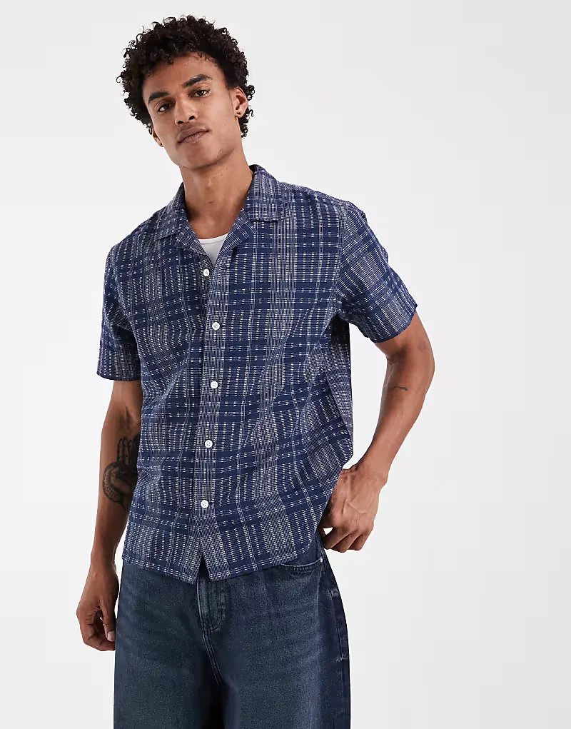 Рубашка Levi's в клетку, темно-синий